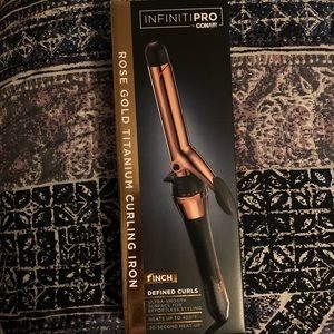InfinitiPRO Conair rose gold titanium curling wand